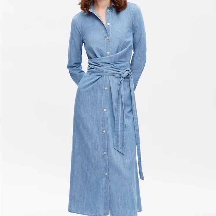 Kotn Denim Dress Xs Nwt